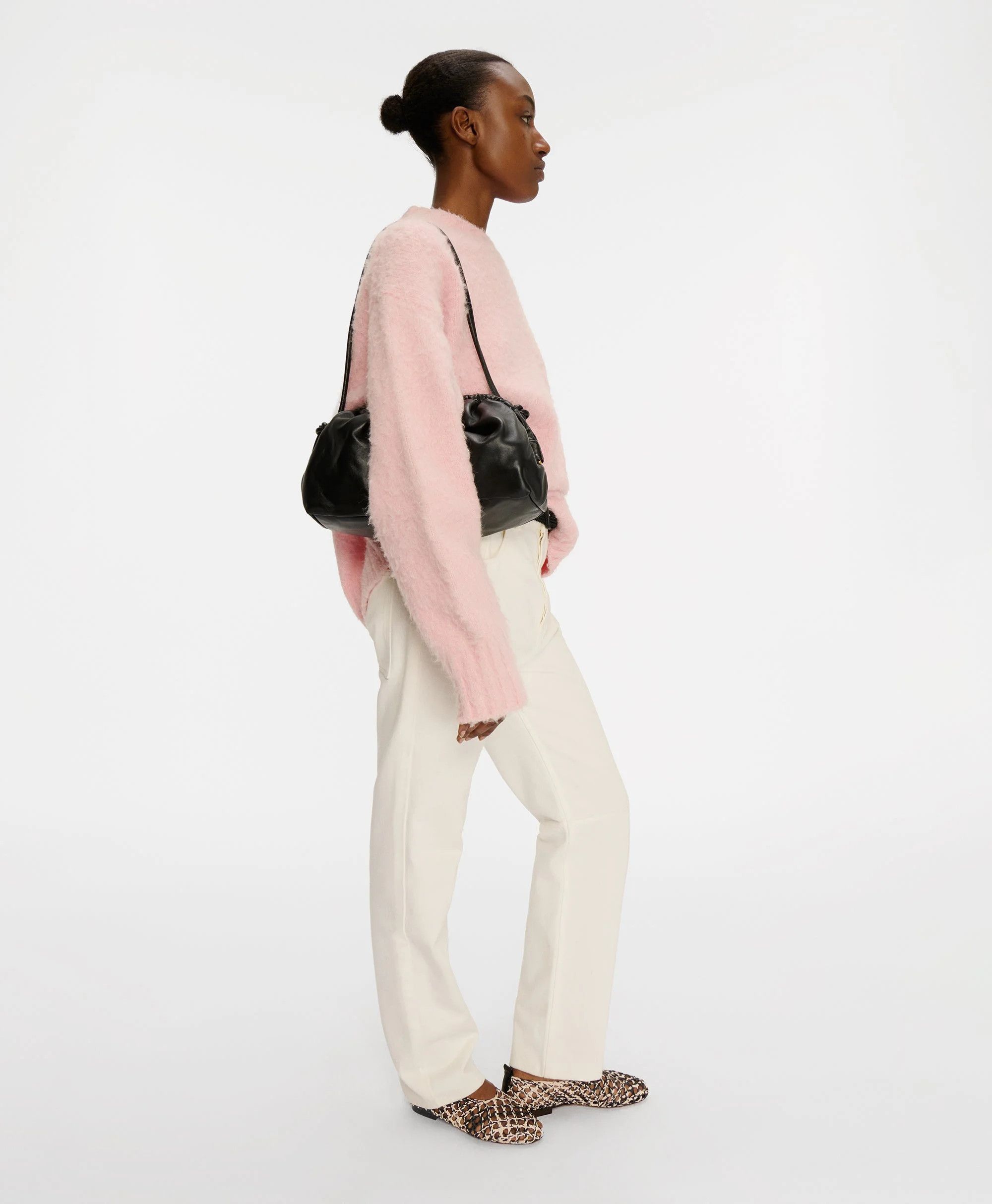 Mansur Gavriel os11x0326 Size: OS / Cloud Clutch in Black Size ONE SIZE - 3 Thumbnail