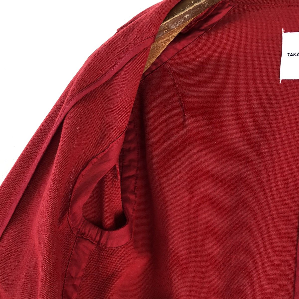 Takahiromiyashita The Soloist. SS17 TheSoloist Red Kimono Jacket with Cut-Out Sleeves Size US S / EU 44-46 / 1 - 23 Thumbnail