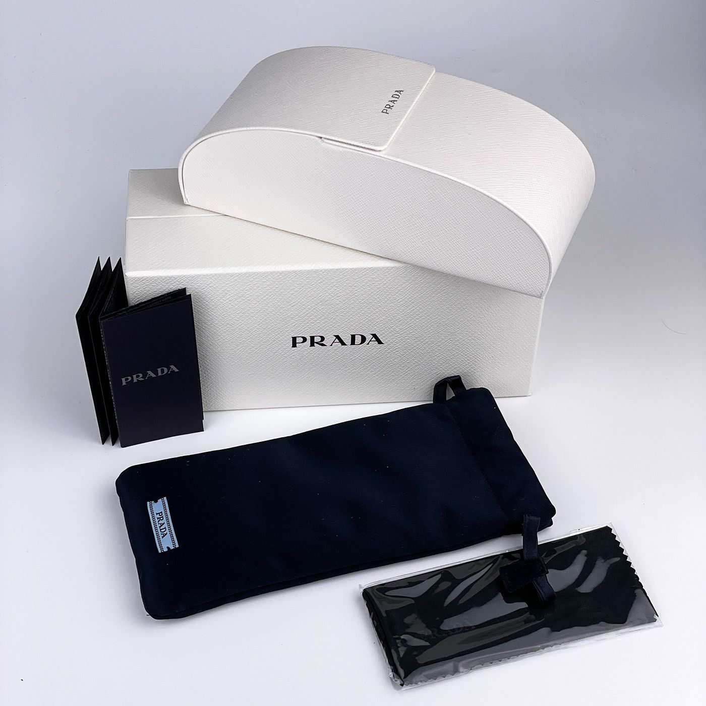 Prada NEW Prada PR17WS 1AB2B0 Black Grey Silver Square Sunglasses Size ONE SIZE - 8 Thumbnail