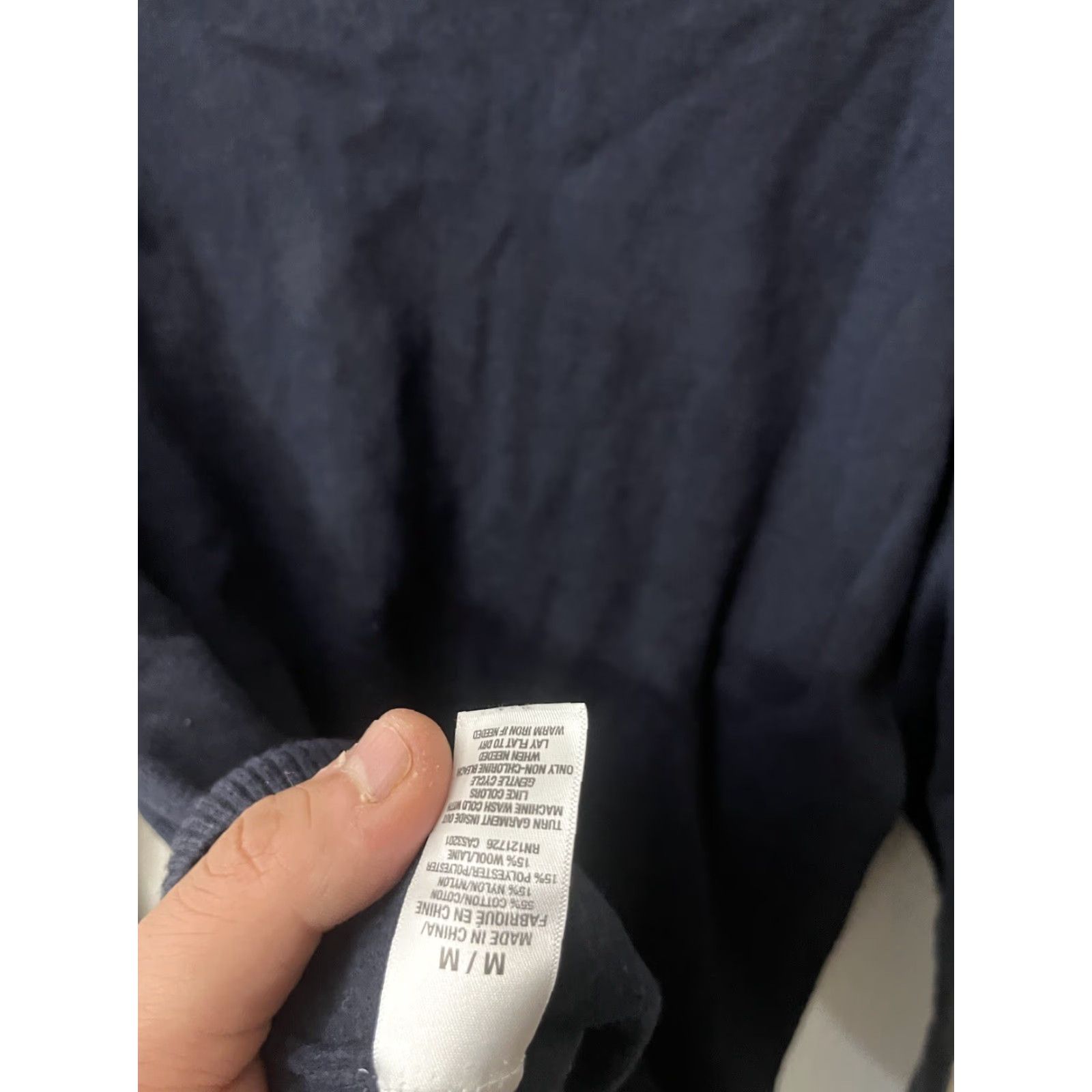 Vintage Aéropostale Sweater Mens Medium Long Sleeve Crew Neck Knit Navy Blue Pullover Regular Mens Size US M / EU 48-50 / 2 - 4 Thumbnail