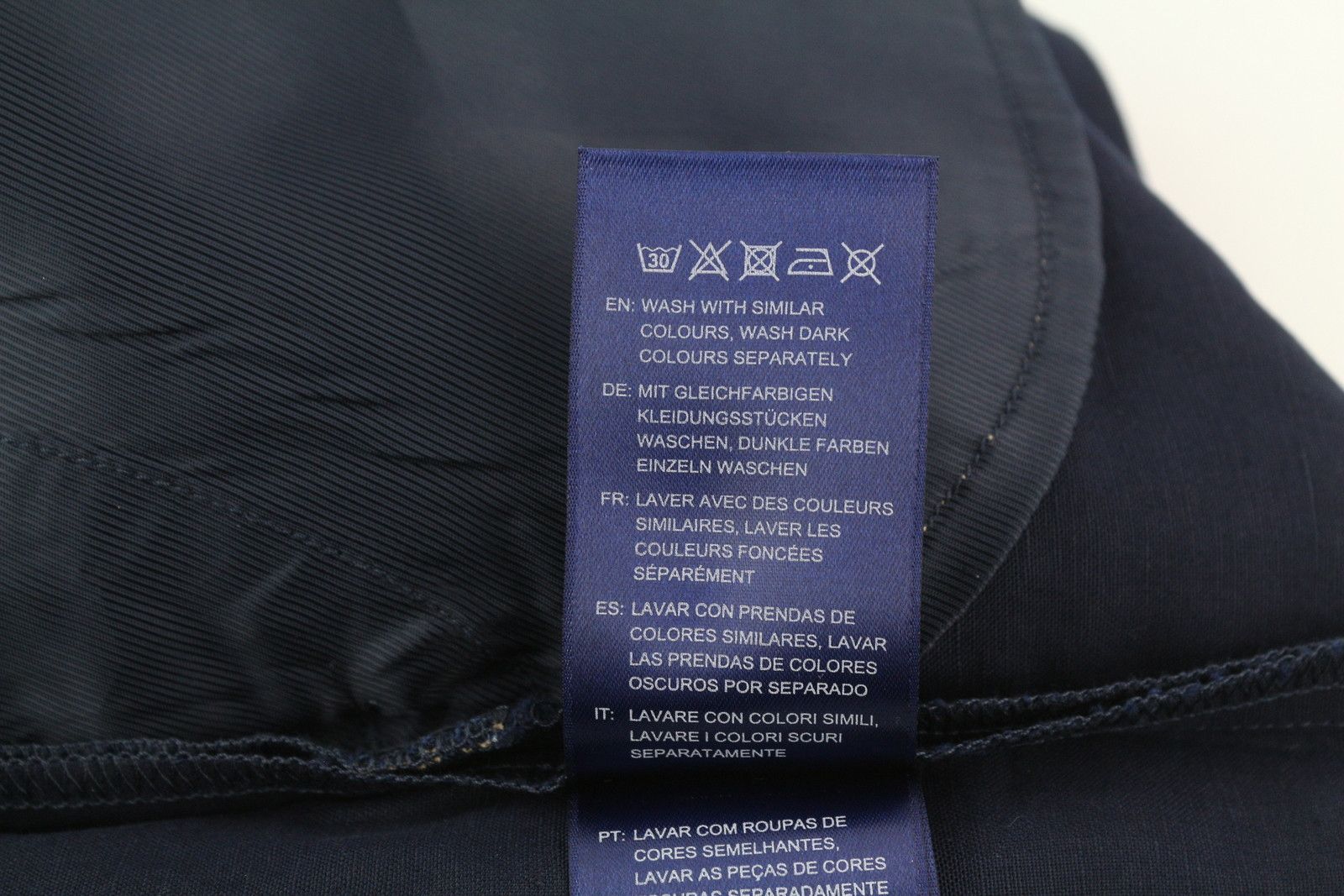 Gant SUMMER LINEN EU34 Dark Blue Elastic Waist Pants 85150 Size 28" / US 6 / IT 42 - 9 Thumbnail