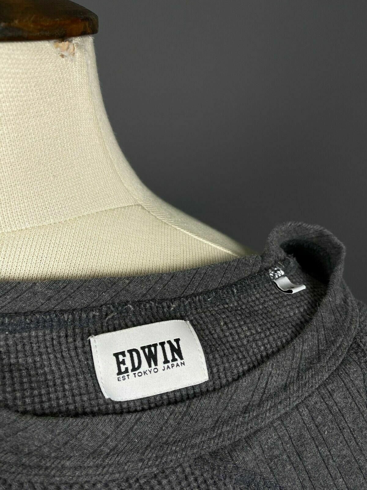 Edwin Men Edwin Grey Crew Neck Sweatshirt Sweater Size M Size US M / EU 48-50 / 2 - 10 Thumbnail