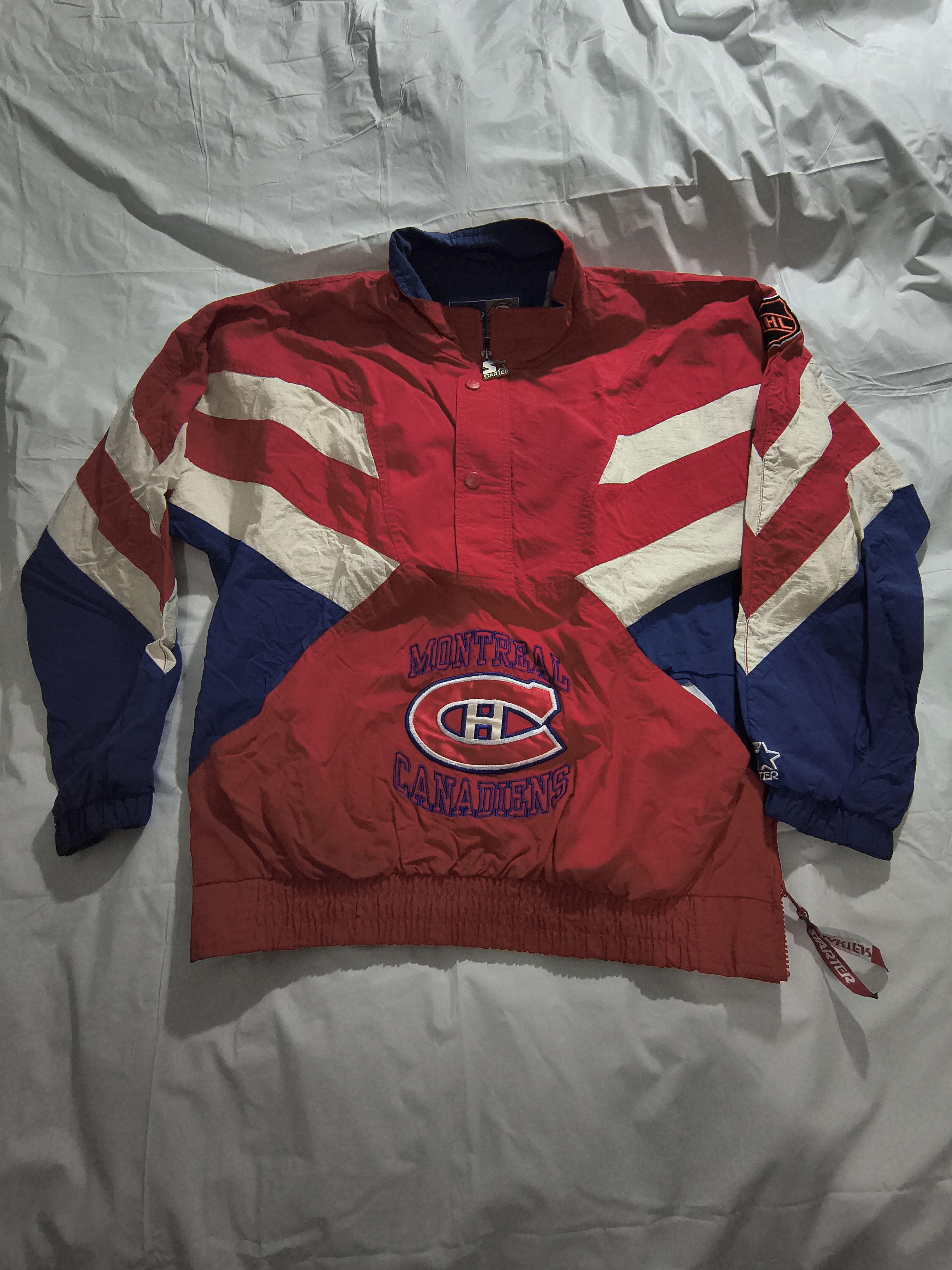 Starter Montreal canadiens starter quarter zip hockey jacket Size US L / EU 52-54 / 3 - 1 Thumbnail