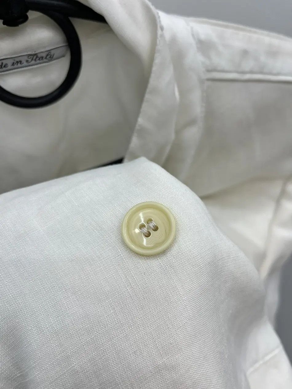 Versace Vintage Gianni Versace Linen Blazer Size M / US 6-8 / IT 42-44 - 5 Thumbnail