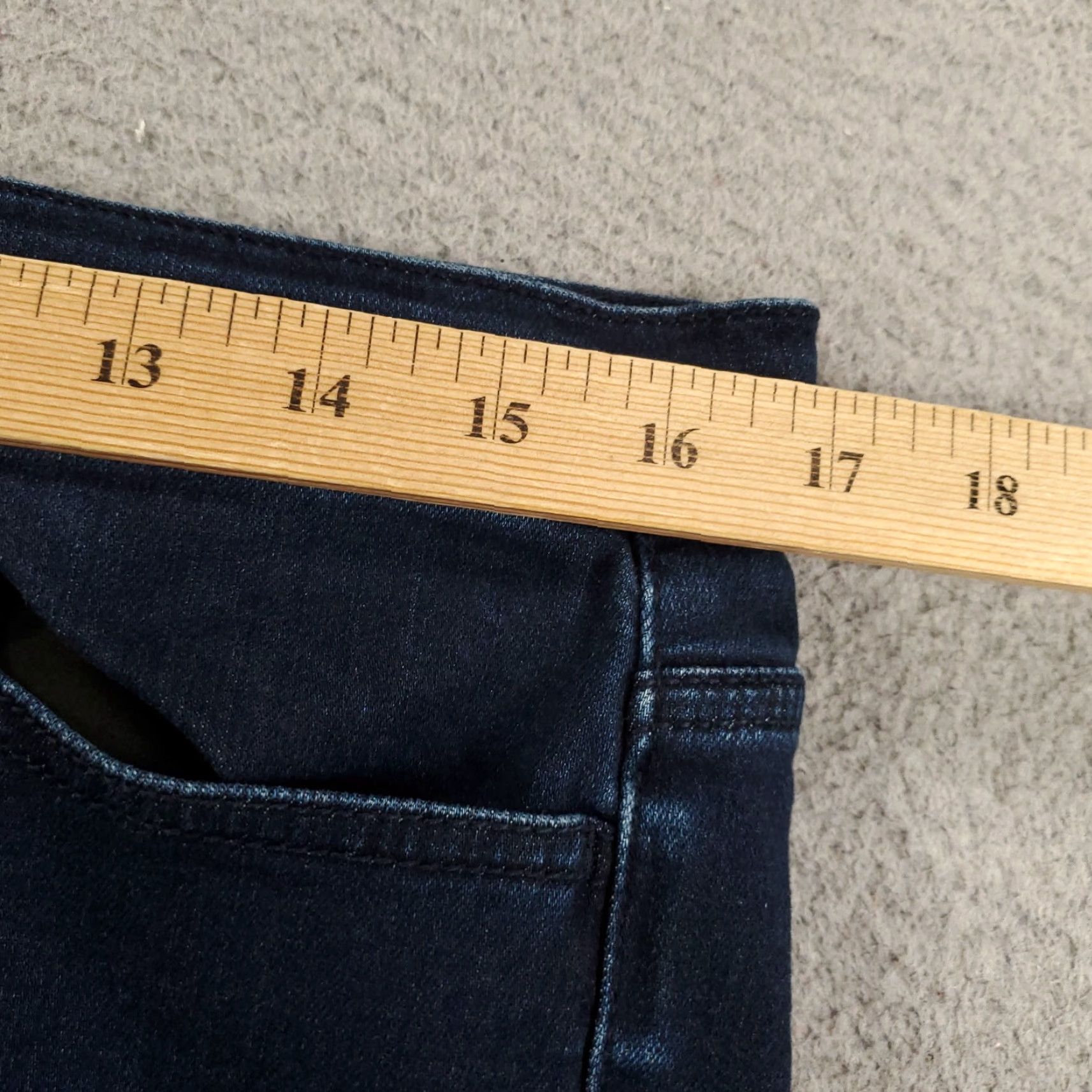 J. Jill J Jill Jeans Women 12 Blue Denim Leggings Skinny Stretchy Ankle Jeggings City Preppy 5-Pocket Womens Routine? Size 24" / US 00 / IT 34 - 2 Thumbnail