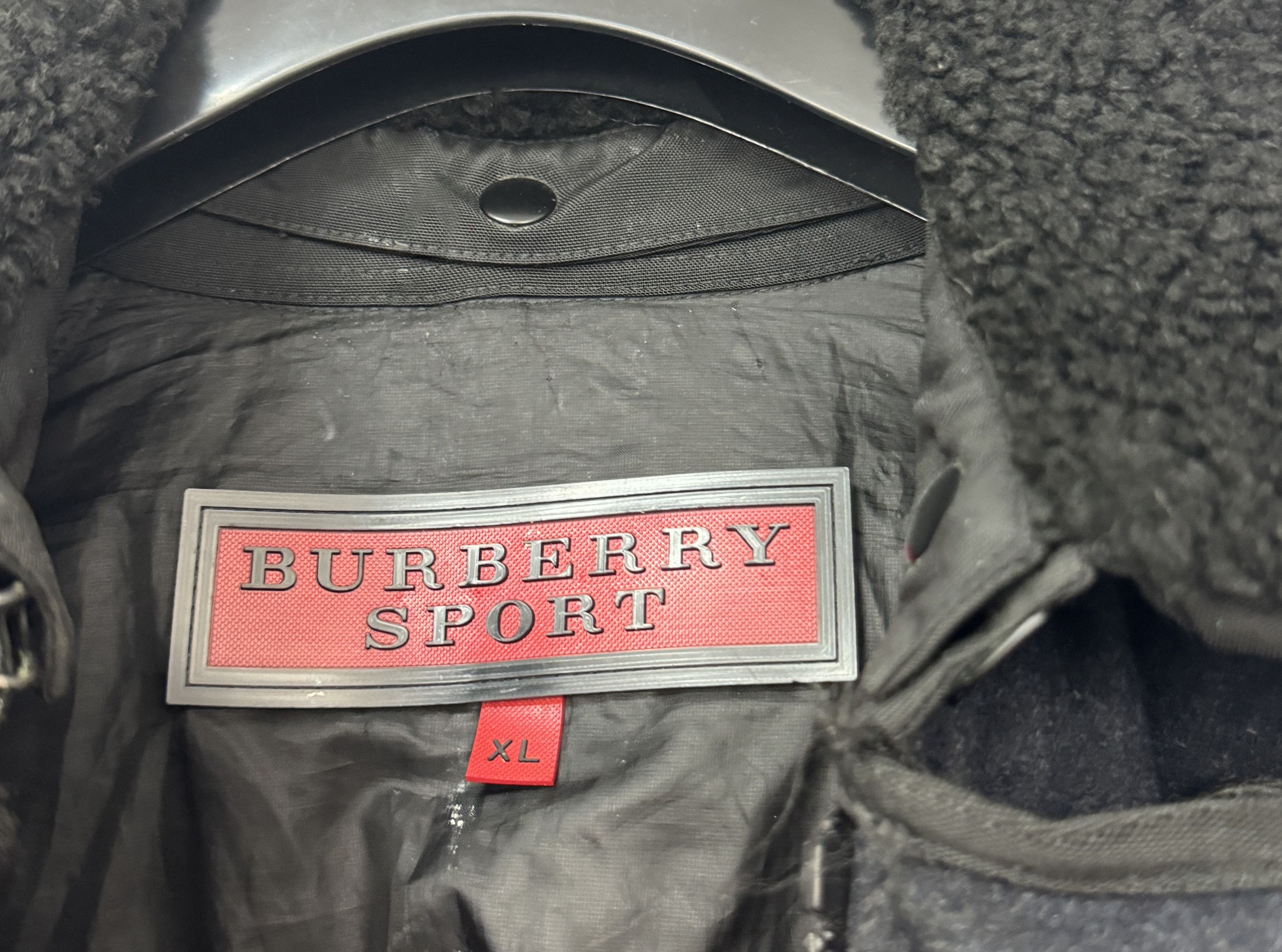 Burberry Burberry Sport Wool Down Jacket Coat Puffer Big Logo Size XL Size US XL / EU 56 / 4 - 10 Thumbnail
