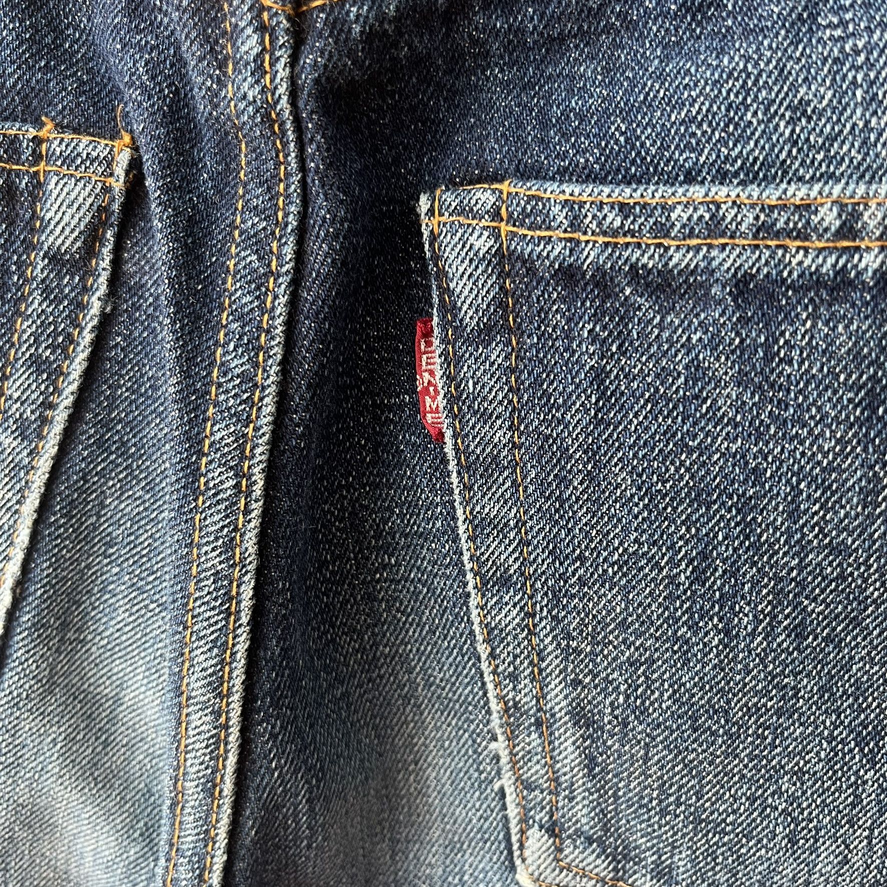 Denime Size 28x32.5 Vintage 80s Denime Big E Japan Denim Jean S1498 Size US 28 / EU 44 - 15 Thumbnail