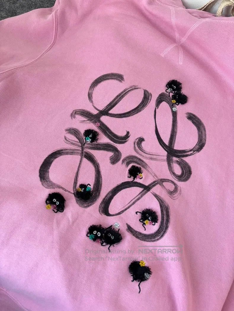 Loewe Loewe Spirited Away pink embroidered small coal ball print Size M / US 6-8 / IT 42-44 - 6 Thumbnail