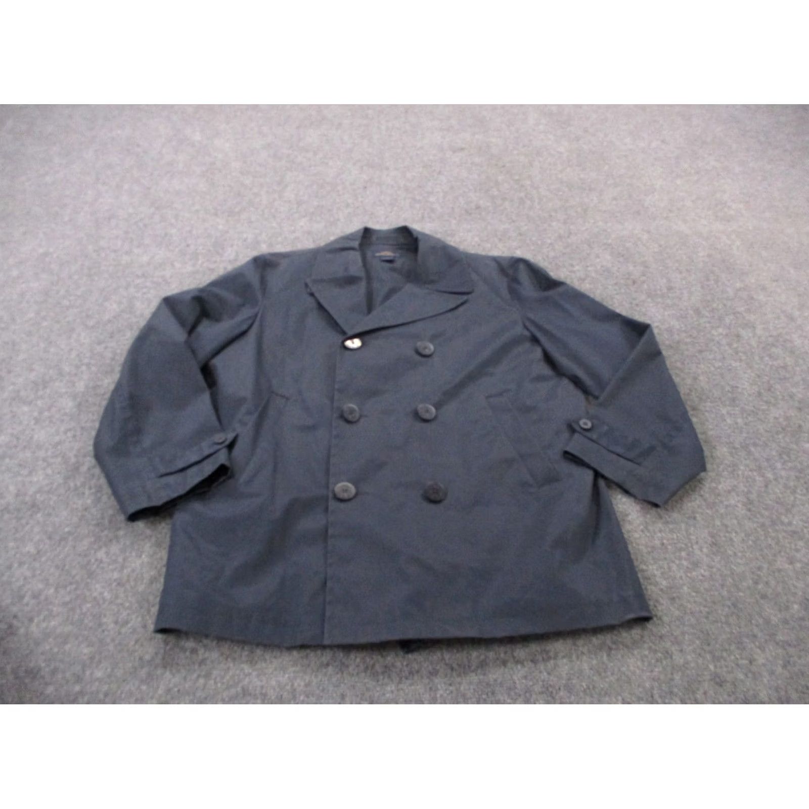 Brooks Brothers Brooks Brothers Pea Coat Jacket Mens XL Navy Blue Outdoor Classic Lined Pockets Wind-Resistant Casual Travel/Commuter Pattern Solid Button Size US XL / EU 56 / 4 - 2 Thumbnail