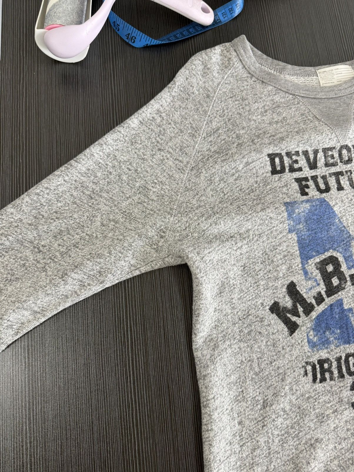 Steve And Barrys 🔥 Big Letter M College Graphic Crewneck 90s Style Streetwear Size US XS / EU 42 / 0 - 5 Thumbnail