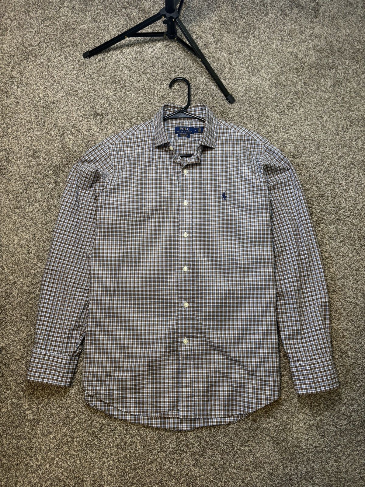 Polo Ralph Lauren Polo Ralph Lauren Men's Classic-Fit Gingham Oxford Shirt Size US M / EU 48-50 / 2 - 2 Thumbnail