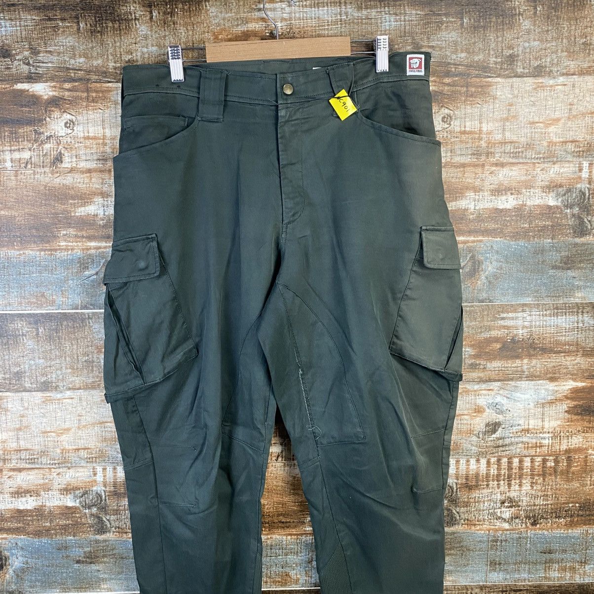 Japanese Brand DL Bull Bros Green Cargo Multipocket Pants #C901 Size US 32 / EU 48 - 2 Thumbnail