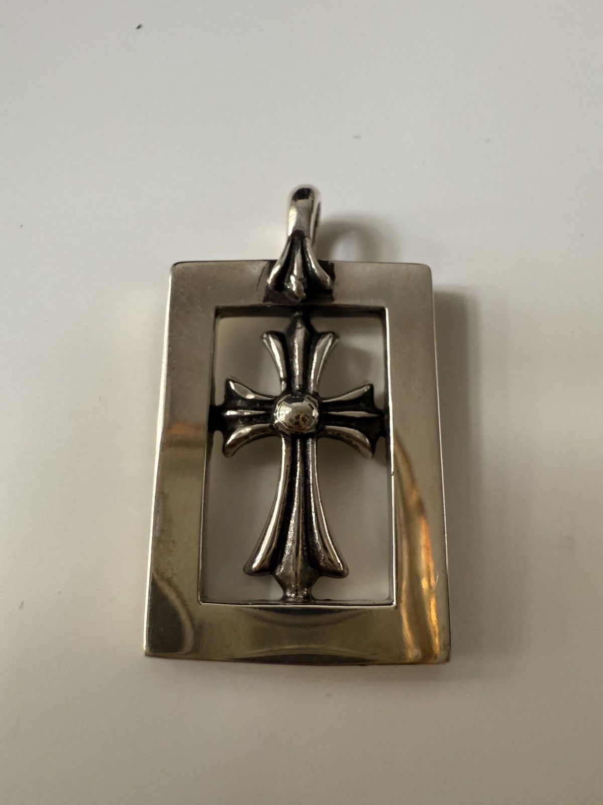 Chrome Hearts Chrome hearts framed open baby fat pendant Size ONE SIZE - 3 Thumbnail
