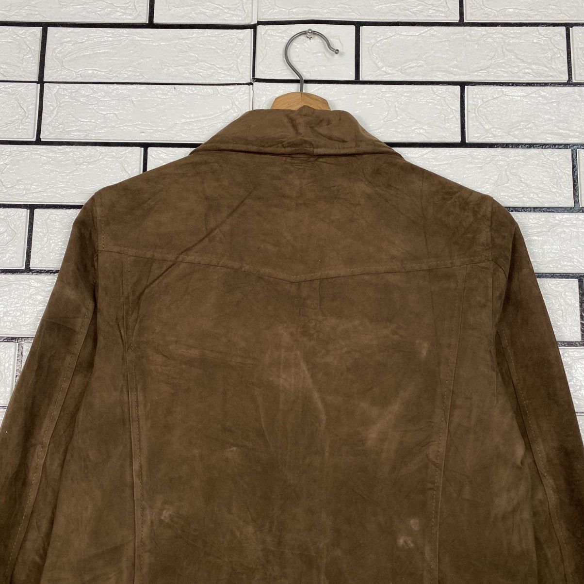 Japanese Brand 📌Biker Velvet Jacket Uniqlo Issey Miyake Double Collar Size US M / EU 48-50 / 2 - 10 Thumbnail