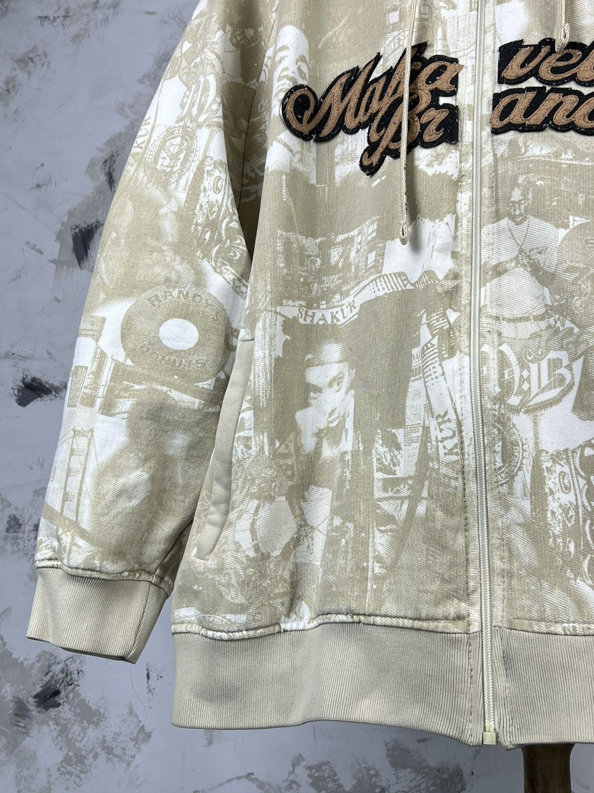 Makaveli Makaveli Branded 2Pac All-Over Hip-Hop Print Hoodie Size XL Size US XL / EU 56 / 4 - 5 Thumbnail