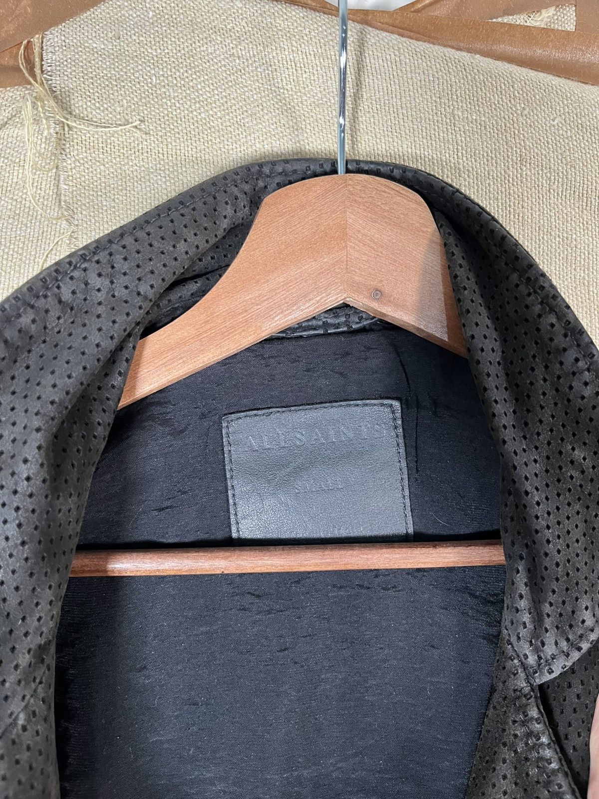 Allsaints Allsaints black double zip leather jacket Size US S / EU 44-46 / 1 - 5 Thumbnail