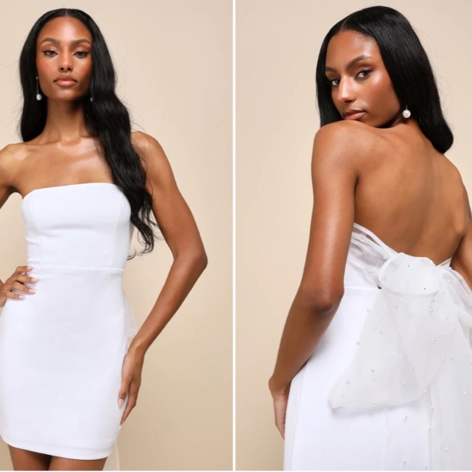 Lulus LULUS Bridal Bachelorette Engagement Bridal Shower Sexy Size M / US 6-8 / IT 42-44 - 3 Thumbnail