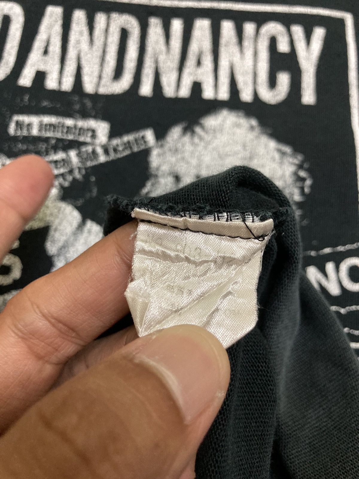 Band Tees Vintage Distressed Sid And Nancy by Sexy Dynamite Size US XS / EU 42 / 0 - 12 Thumbnail