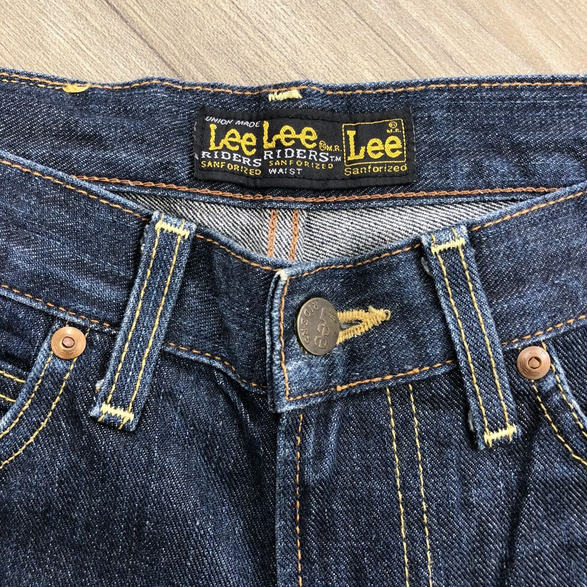 If Six Was Nine × Le Grande Bleu (L.G.B.) × Lee 🇯🇵 2000s Lee Riders Lgb Goa Distressed Bootcut Flared Jeans Size 28" / US 6 / IT 42 - 7 Thumbnail