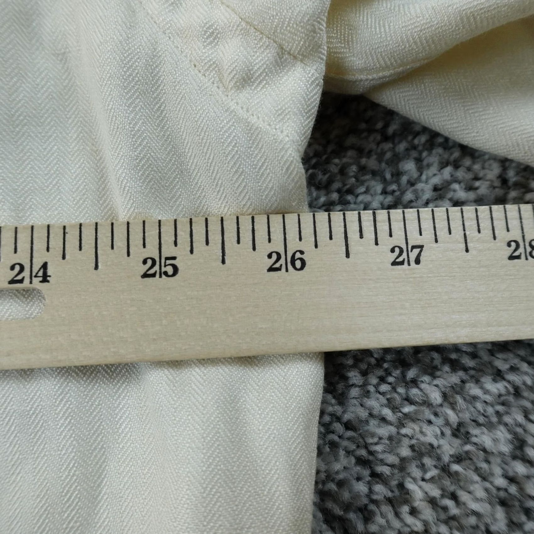 Ralph Lauren VINTAGE Ralph Lauren Shirt Mens 2XL White Silk Linen Caldwell Button-Up Polo Golf Short Sleeve Size US XXL / EU 58 / 5 - 7 Thumbnail