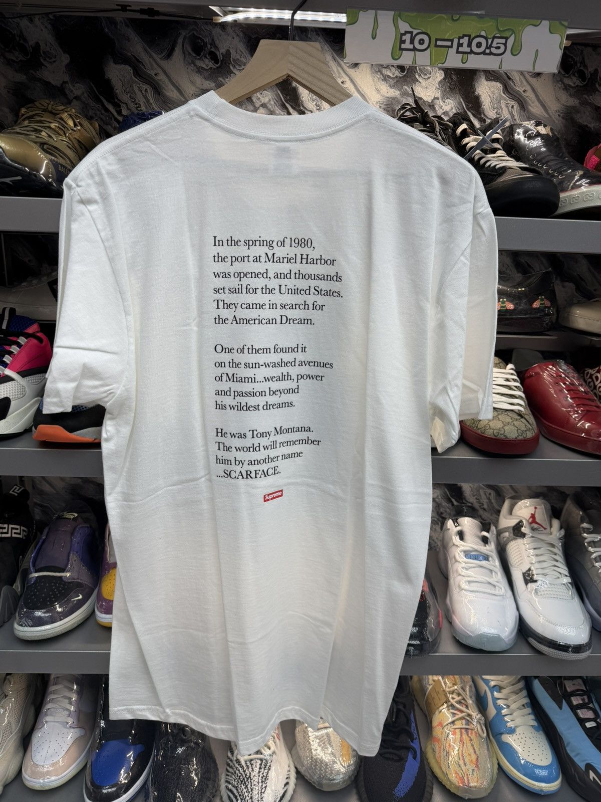 Supreme Supreme Scarface Shower Tee White Size US L / EU 52-54 / 3 - 2 Thumbnail