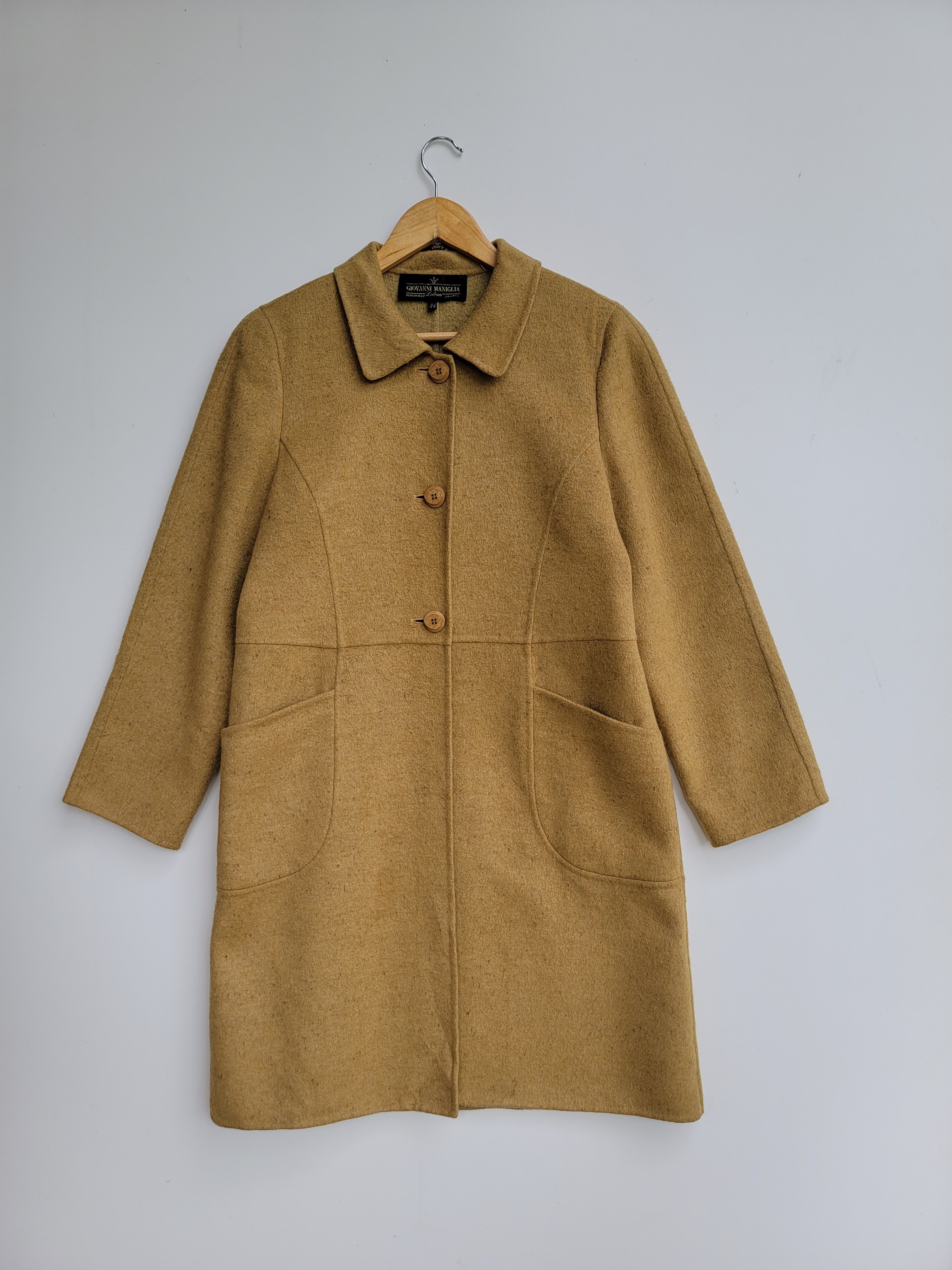 Other ✅️Giovanni Maniglia Wool Long Jacket Size L / US 10 / IT 46 - 2 Thumbnail