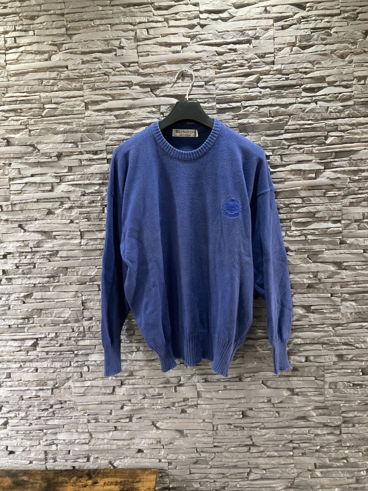 Burberry Vintage retro 90’s burberrys sweater jumper M coogi ysl Size US M / EU 48-50 / 2 - 2 Thumbnail