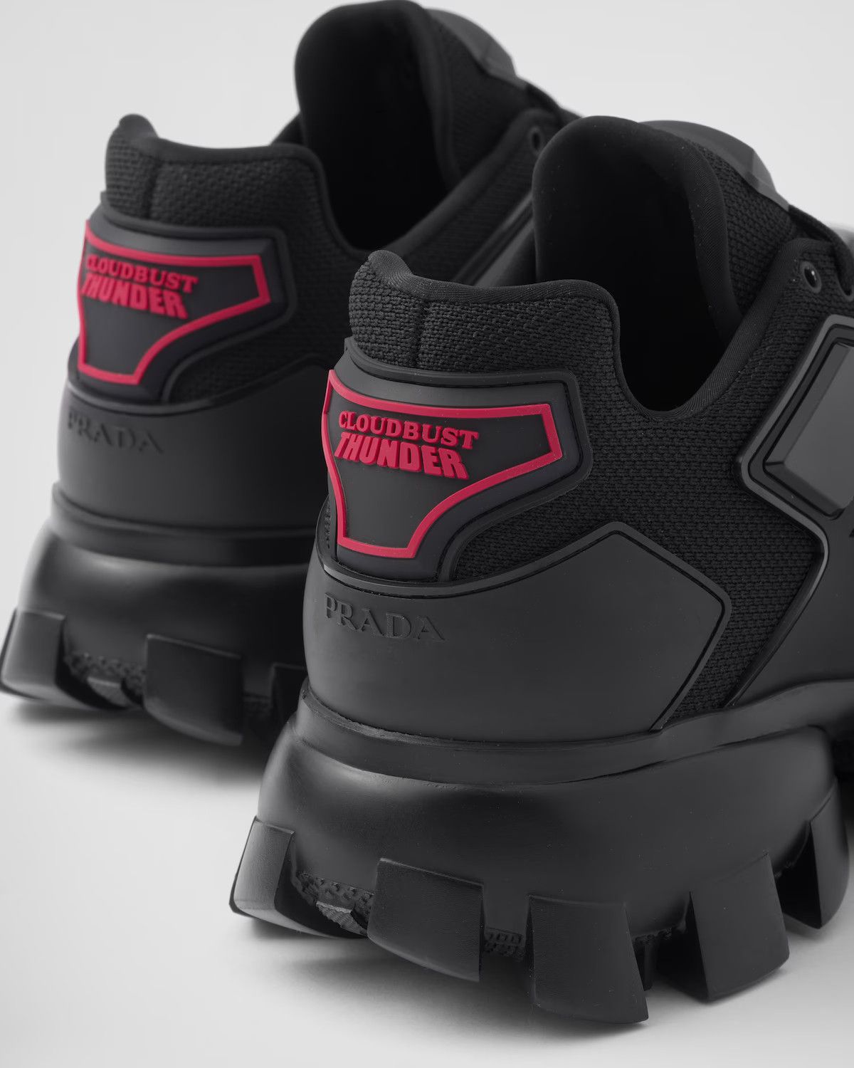 Prada o1la1rc1a0724 Fabric Sneaker in Black Size US 5.5 / IT 35.5 - 5 Thumbnail