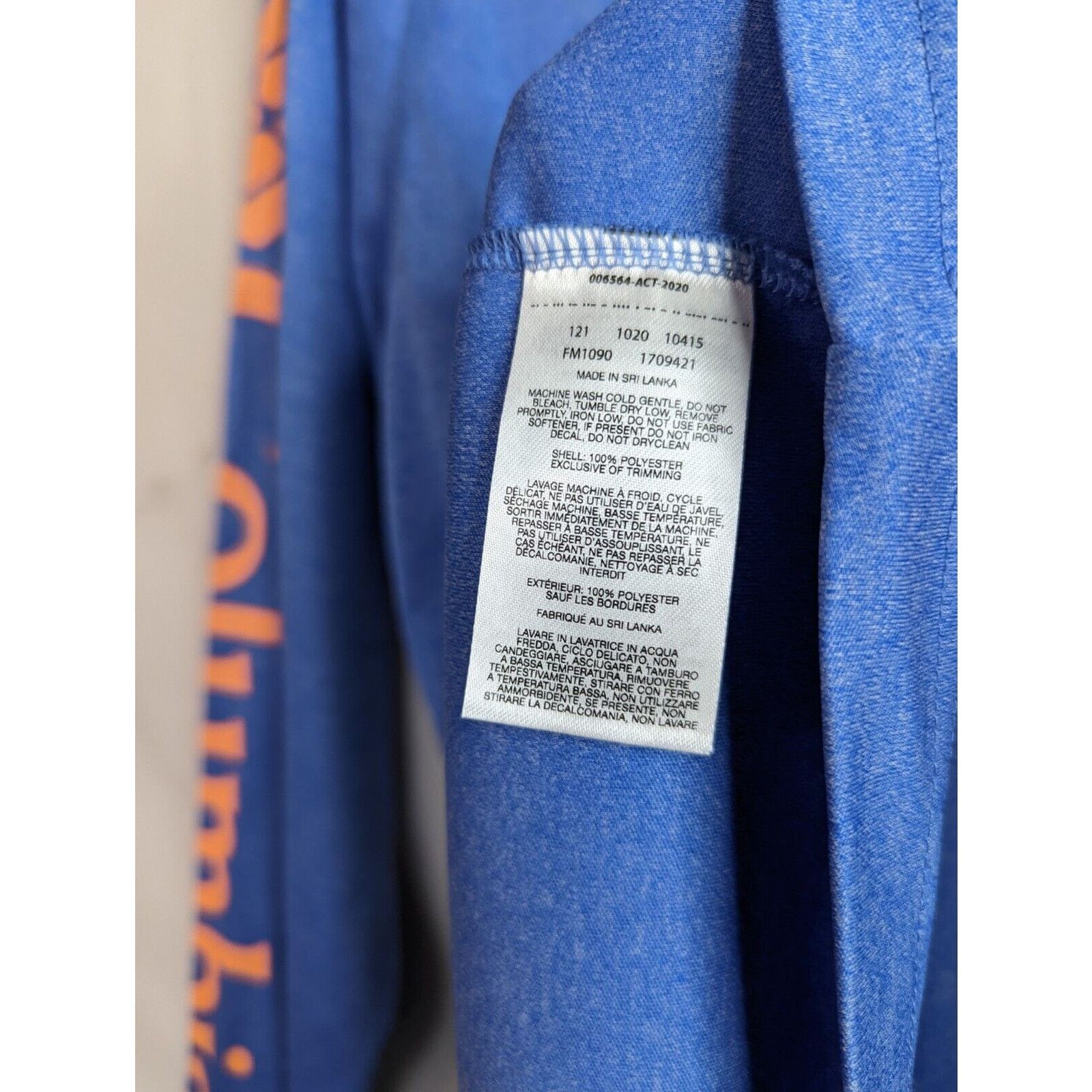 Columbia Columbia PFG Shirt Mens Medium Blue Long Terminal Tackle Size US M / EU 48-50 / 2 - 6 Thumbnail