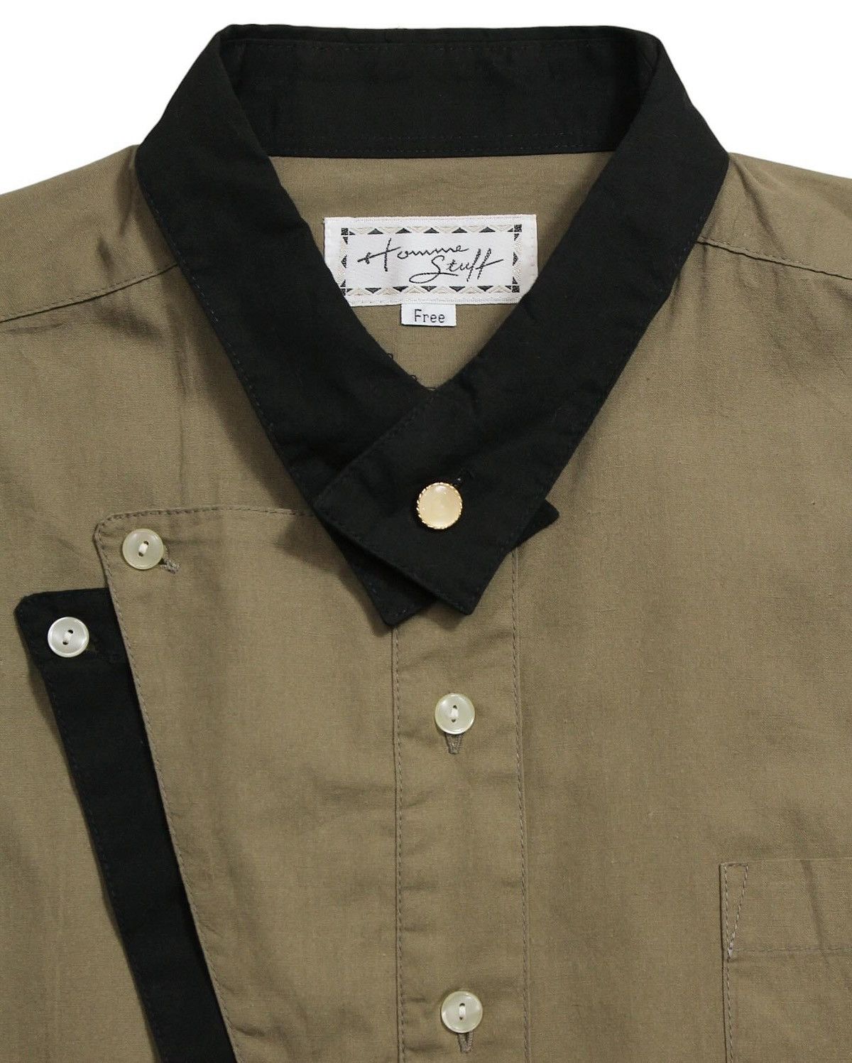 Vintage 1980S HOMME STUFF LINEN SHIRTS Size US XL / EU 56 / 4 - 2 Thumbnail