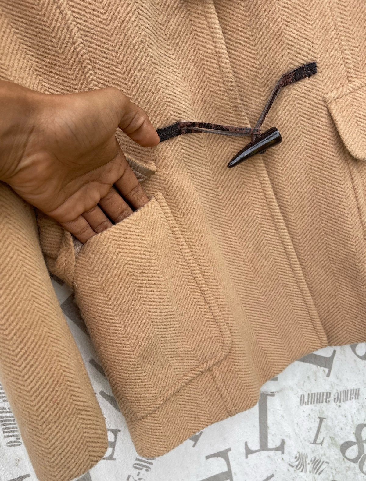 Japanese Brand 🔥YOHJI YAMAMOTO INED x ANGORA WOOL DUFFLE HOODIE JACKET Size M / US 6-8 / IT 42-44 - 8 Thumbnail