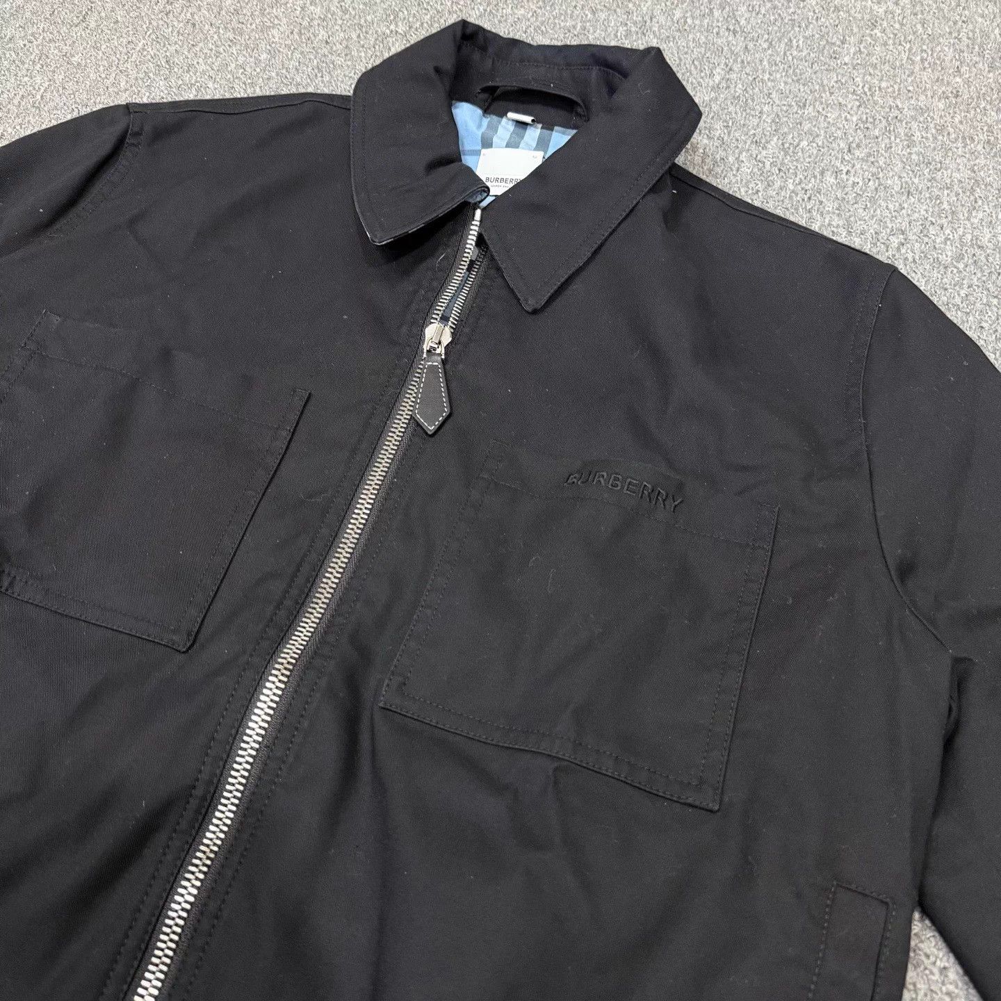 Burberry Burberry Black Chest Logo Jacket Size 50 Mint Size US M / EU 48-50 / 2 - 3 Thumbnail