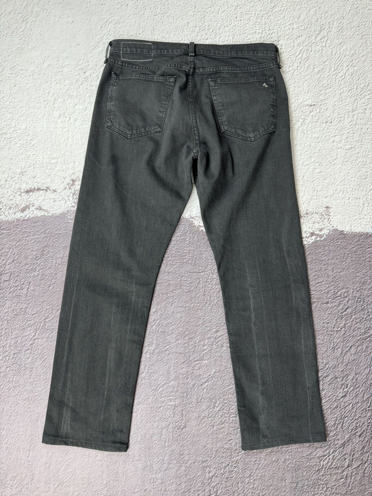 Rag & Bone Rag & Bone made in USA graphite faded denim jeans Size US 31 - 13 Thumbnail