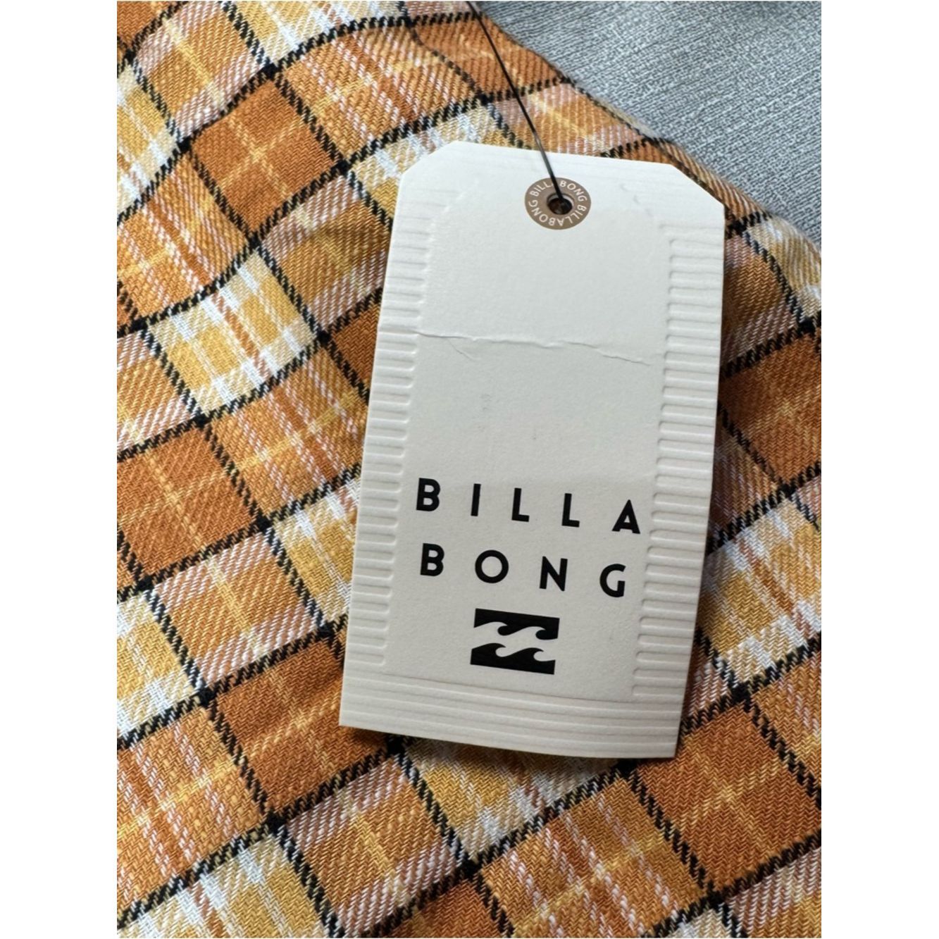Billabong NWT New Billabong Best Time Cotton Long Sleeve Plaid Shirt Size L / US 10 / IT 46 - 9 Thumbnail