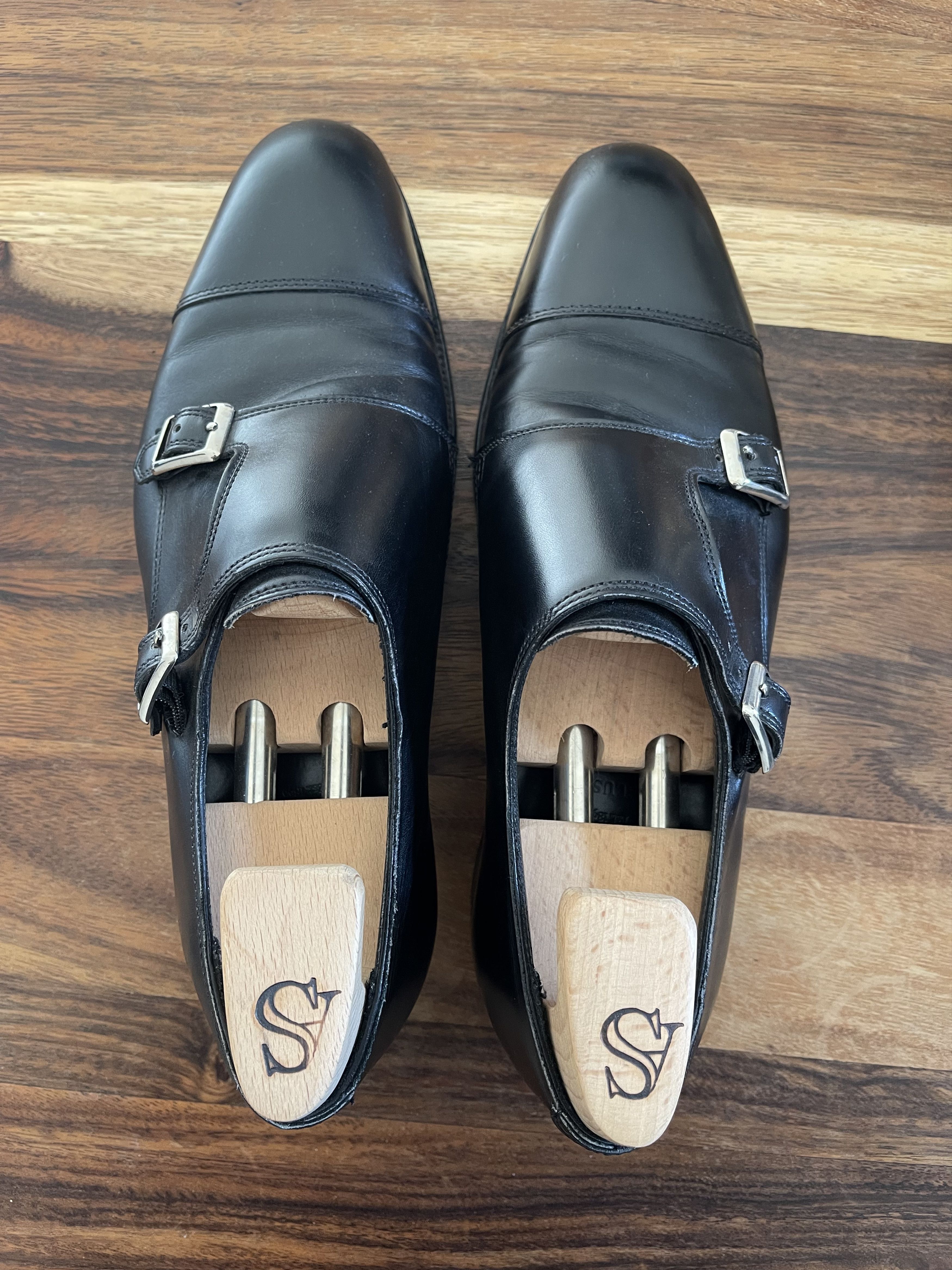 Alfred Sargent Alfred Sargent Ramsey Double Monk Shoes (Size 9.5 US) Size US 9.5 / EU 42-43 - 1 Thumbnail