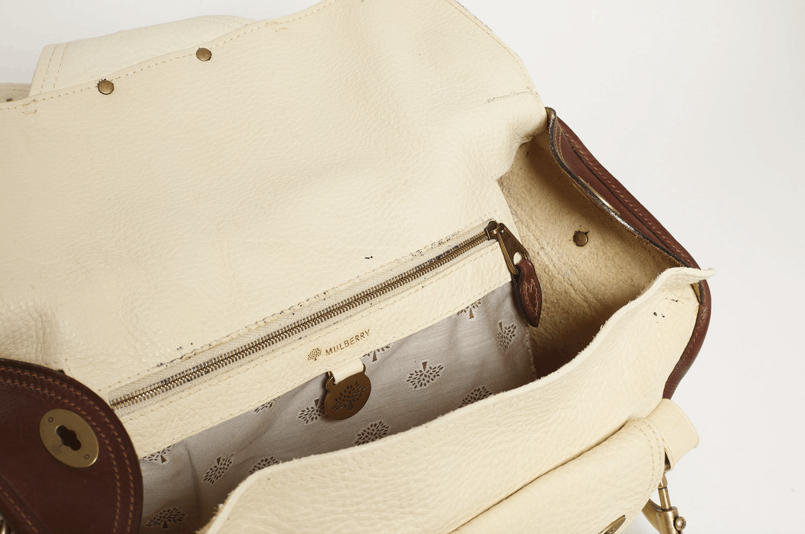 Mulberry Mulberry Vintage Emmy Darwin Cream Bag Size ONE SIZE - 8 Thumbnail