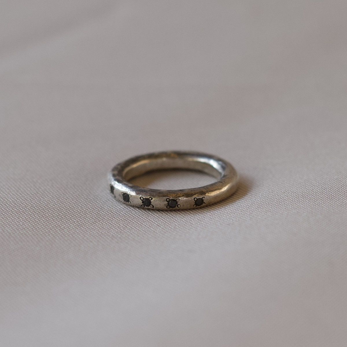 Henson - Black Diamond Sterling Silver Ring