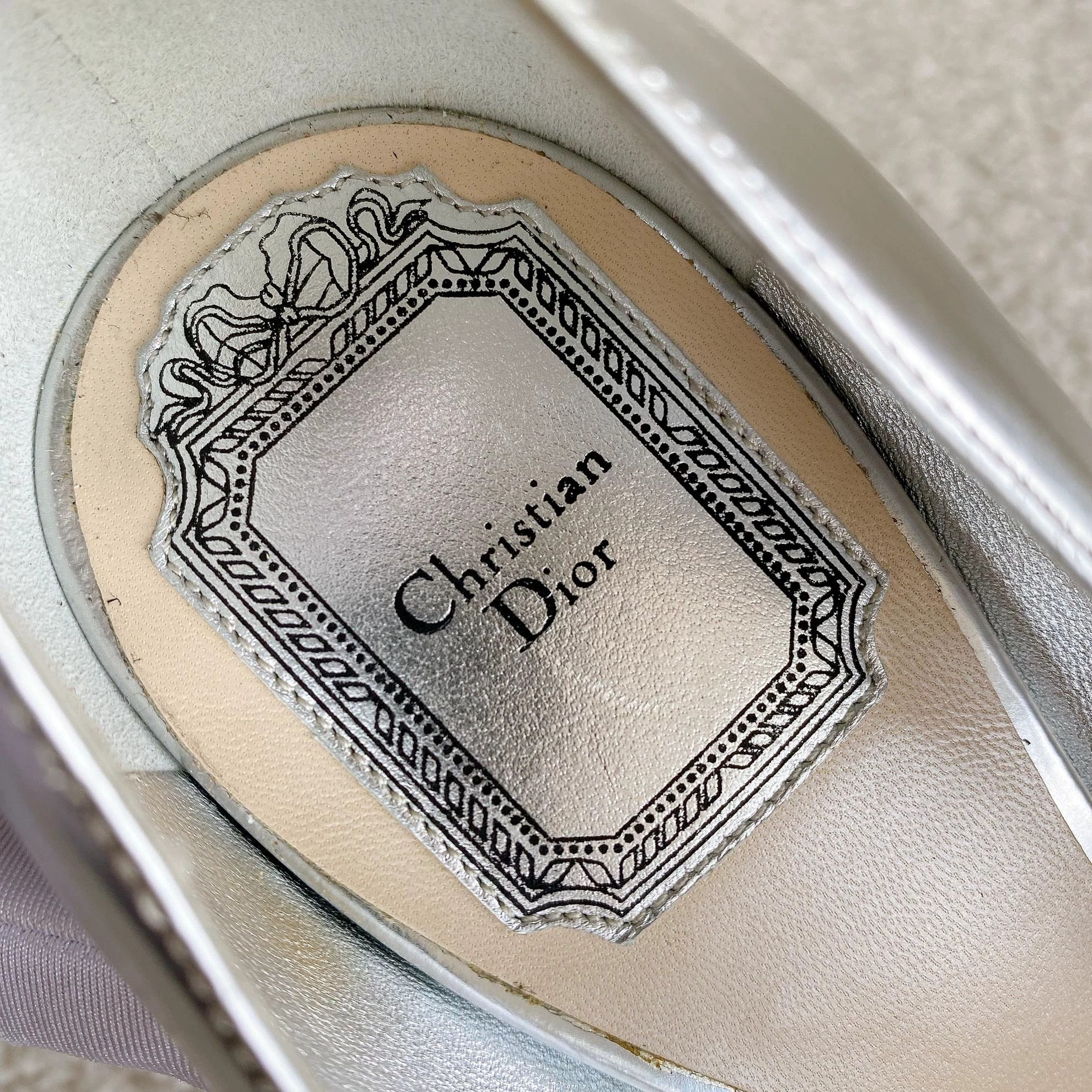 Christian Dior Monsieur Christian Dior Silver Heels 37 7681 Size US 6.5 / IT 36.5 - 8 Thumbnail