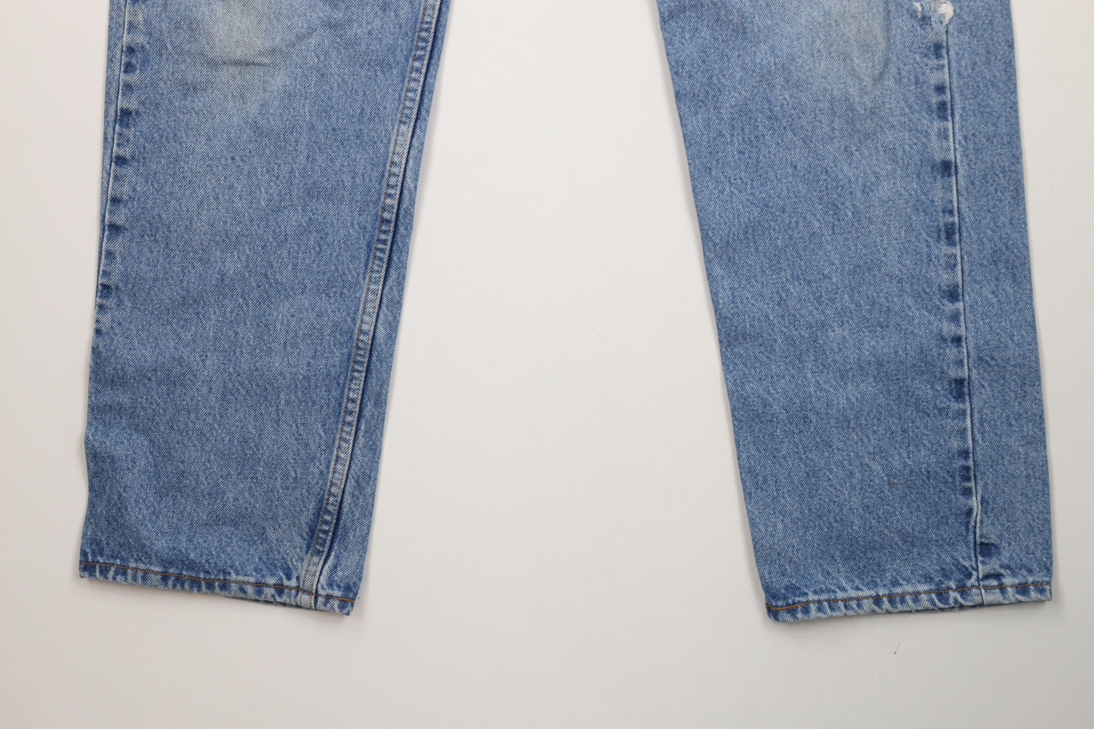 Levi's × Vintage Vintage 90s Levis 505 Orange Tab Regular Straight Leg Jeans Size US 34 / EU 50 - 4 Thumbnail