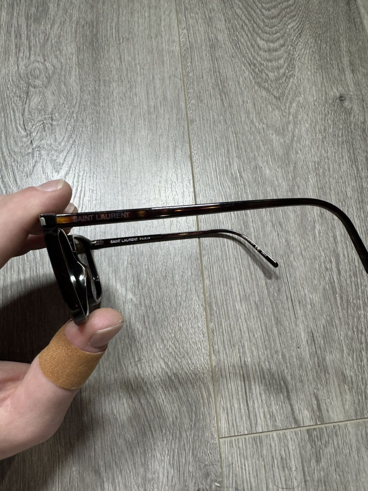 Saint Laurent Paris Saint Laurent Sl SL 131/F COMBI 007 Sunglasses Brown 271436 Size ONE SIZE - 9 Thumbnail