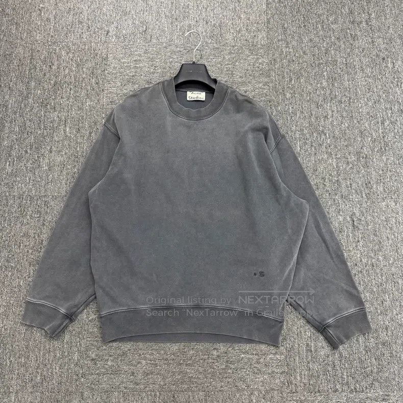 Acne Studios Acne Studios Embroidered letter water-washed worn-out swea Size US XXS / EU 40 - 1 Thumbnail