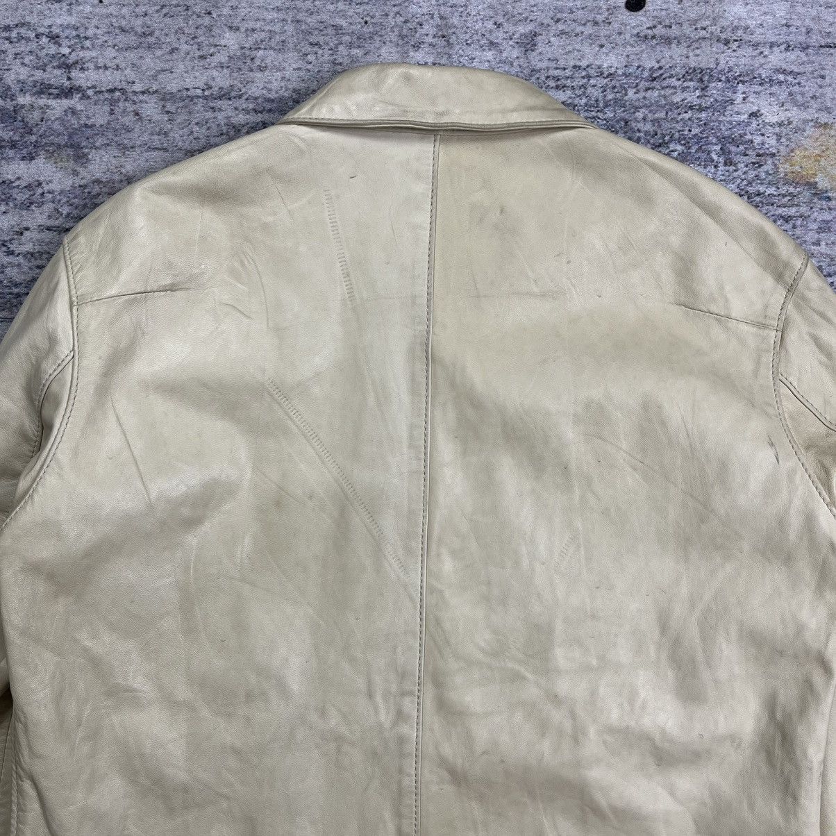 Isamu Katayama Backlash Zero Form Zerospace horse hide leather jacket double zipper Size US S / EU 44-46 / 1 - 5 Thumbnail