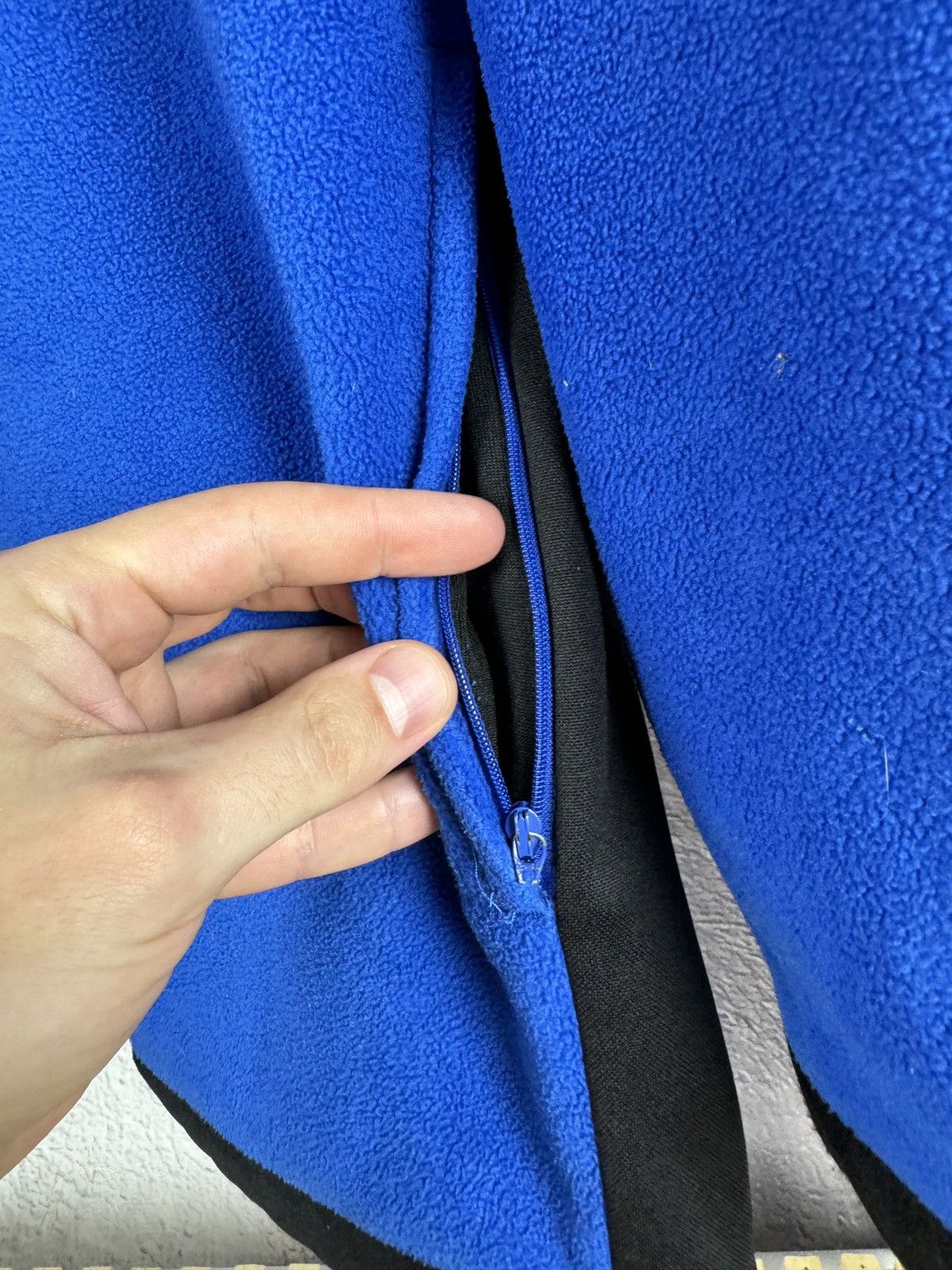 Adidas Adidas vintage 90s blue fleece pullover 1/4 zip sweater logo Size US L / EU 52-54 / 3 - 9 Thumbnail