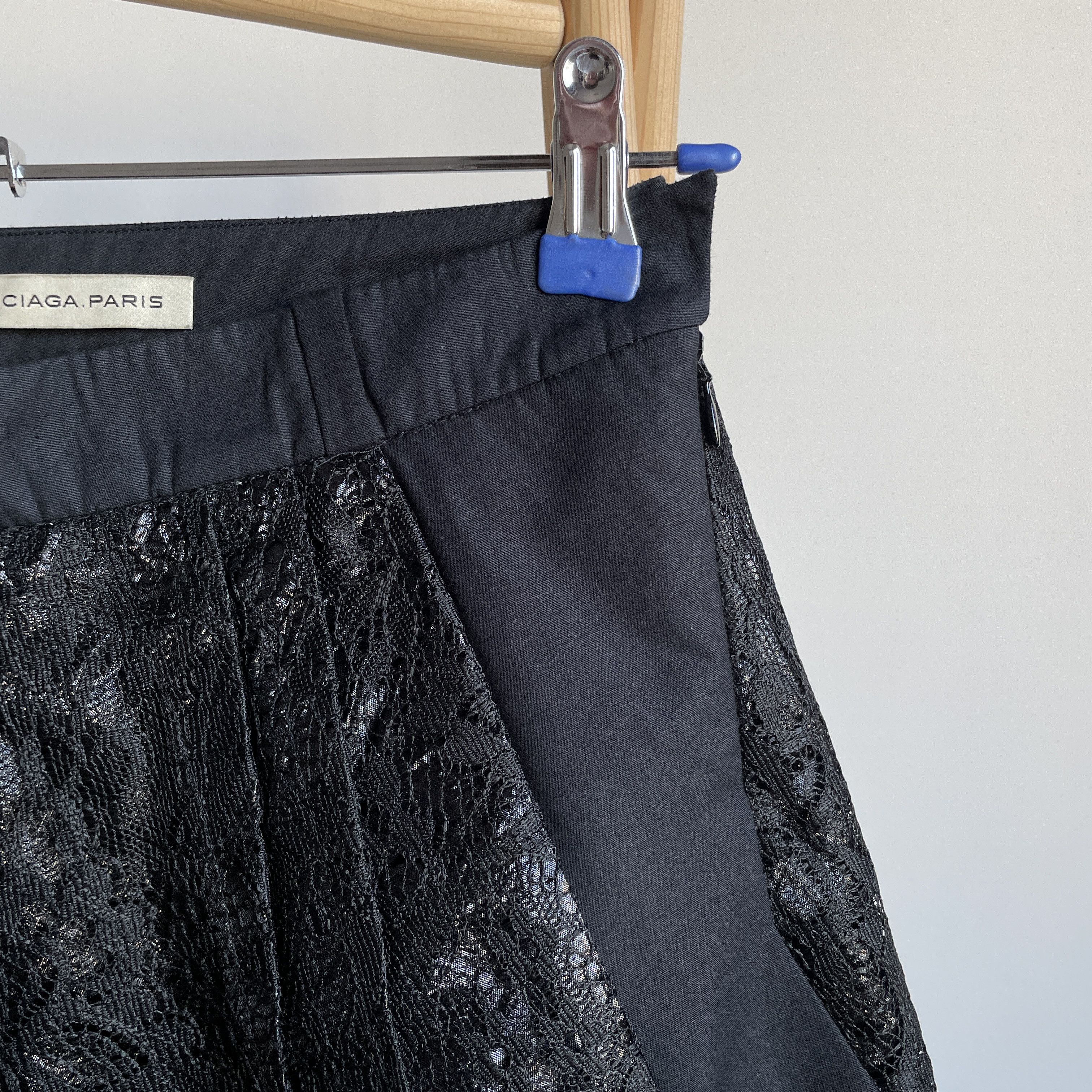 Balenciaga Balenciaga Nicolas Ghesquiere 2010 Lace Jacquard Mini Skirt Size 24" / US 00 / IT 34 - 6 Thumbnail