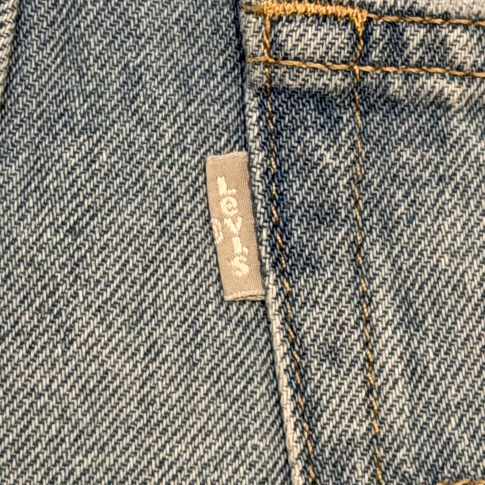 Levi's Levi's SilverTab Mom Shorts Womens 29 Blue Cutoff Denim Distressed High Rise Size 29" - 4 Thumbnail