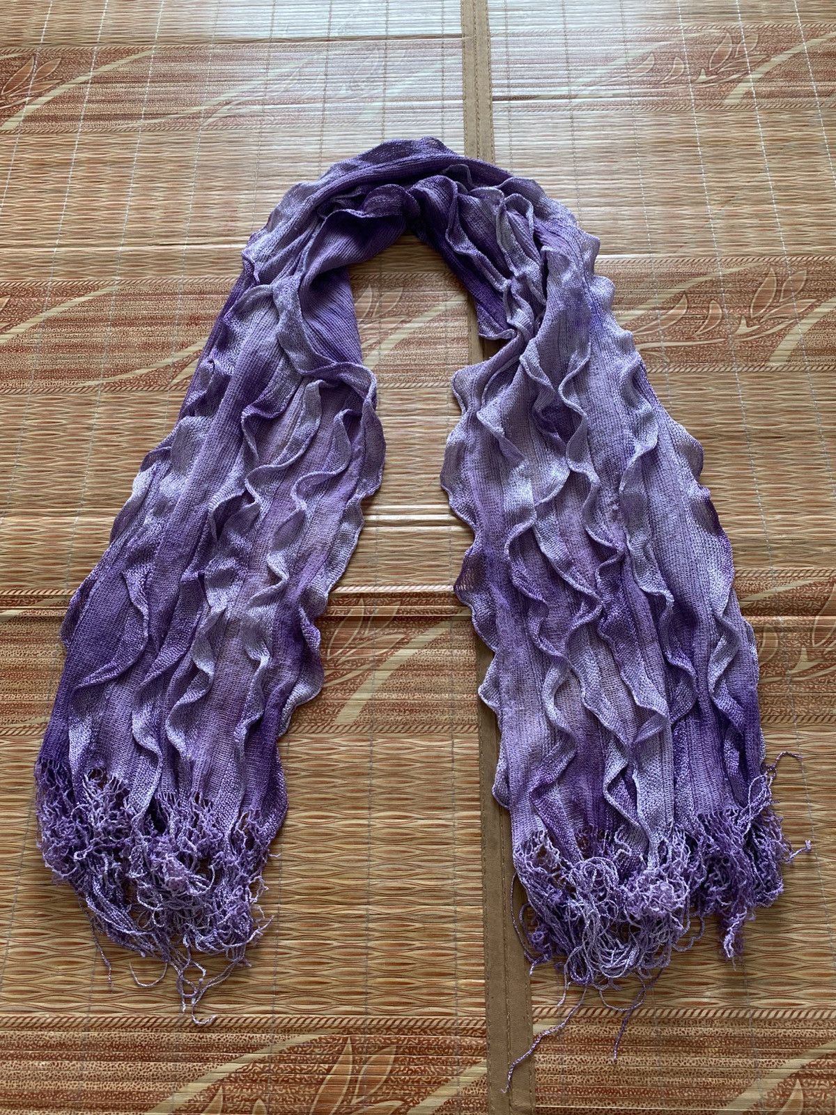 If Six Was Nine Japanese Long Knitted Scarf Kmrii Vkei Styled Size ONE SIZE - 5 Thumbnail