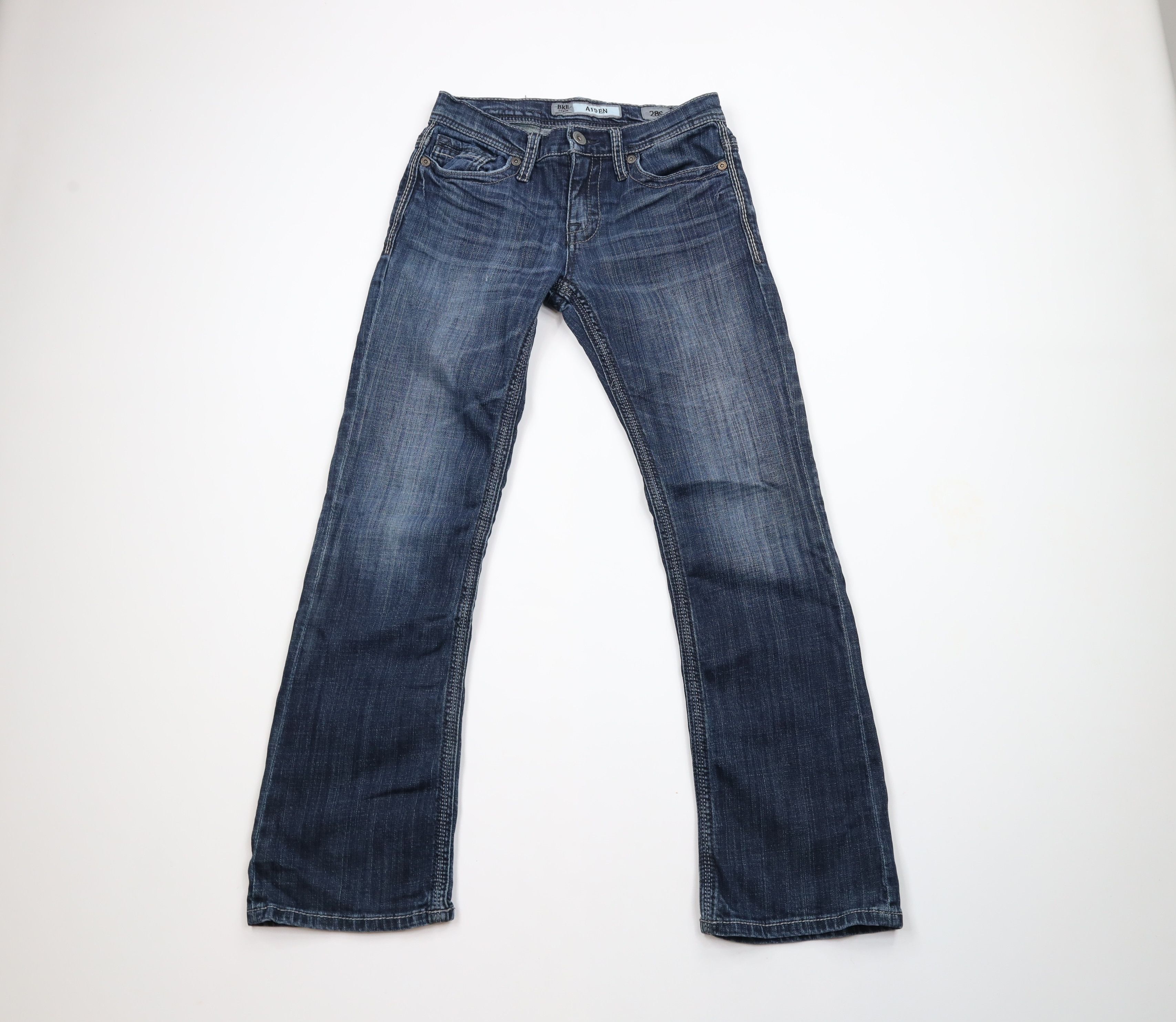 Buckle BKE Denim Stitch Stretch Flared Bootleg Denim Jeans