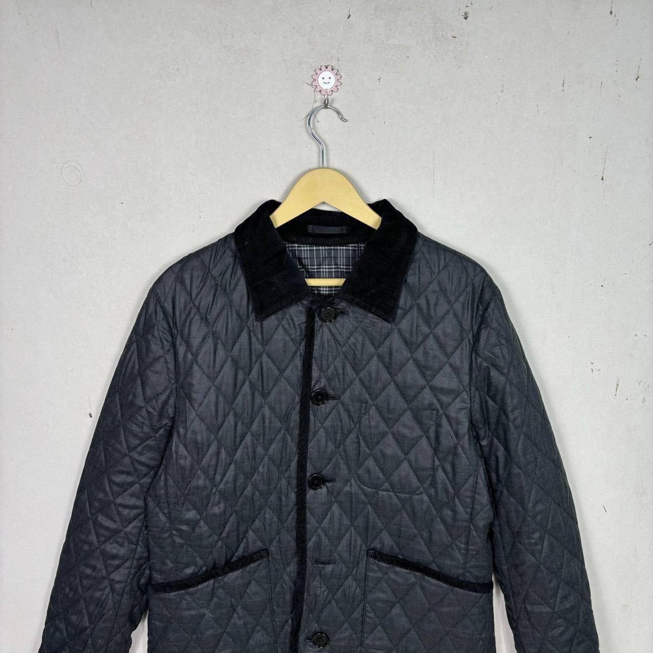 Burberry Burberry Black Label Quilted Jacket Nova Check L Corduroy Size US L / EU 52-54 / 3 - 4 Thumbnail
