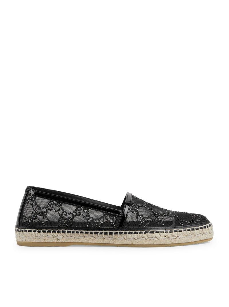 Gucci ESPADRILLES WITH GG CRYSTALS Size US 8 / IT 38 - 1 Thumbnail