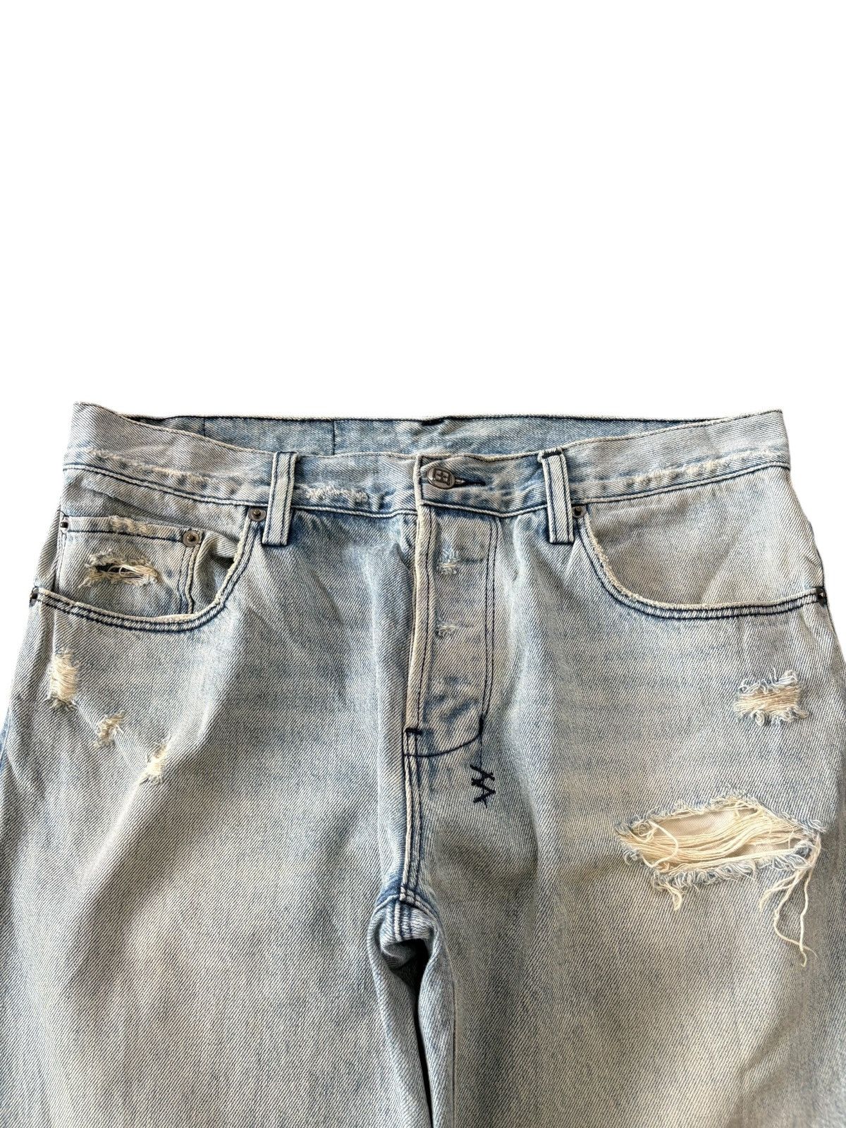 Ksubi Vintage Ksubi Mud Wash Distressed Jeans Size US 32 / EU 48 - 3 Thumbnail
